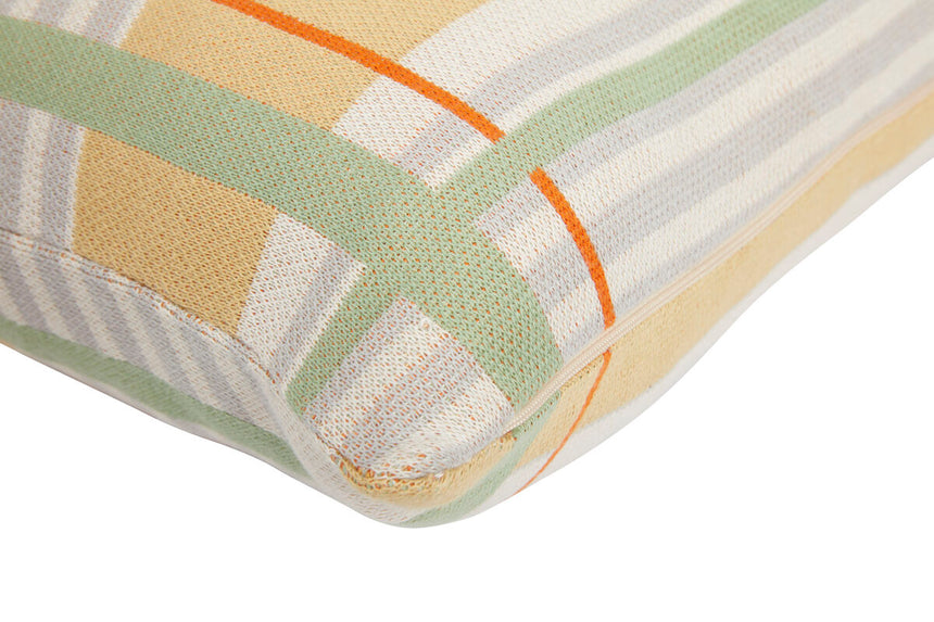 Quadrum Knitted Cushion - Multicolor