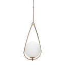 Above Pendant Brass/White