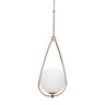 Above Pendant Brass/White