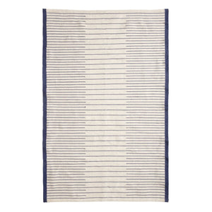 Aisle Rug Small White/Blue