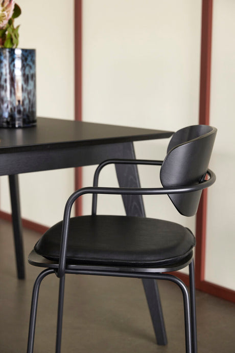 Arch Dining Chair Cushion - Black