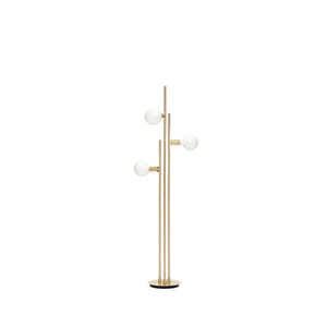 Balance Floor Lamp - White/Brass