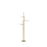 Balance Floor Lamp - White/Brass