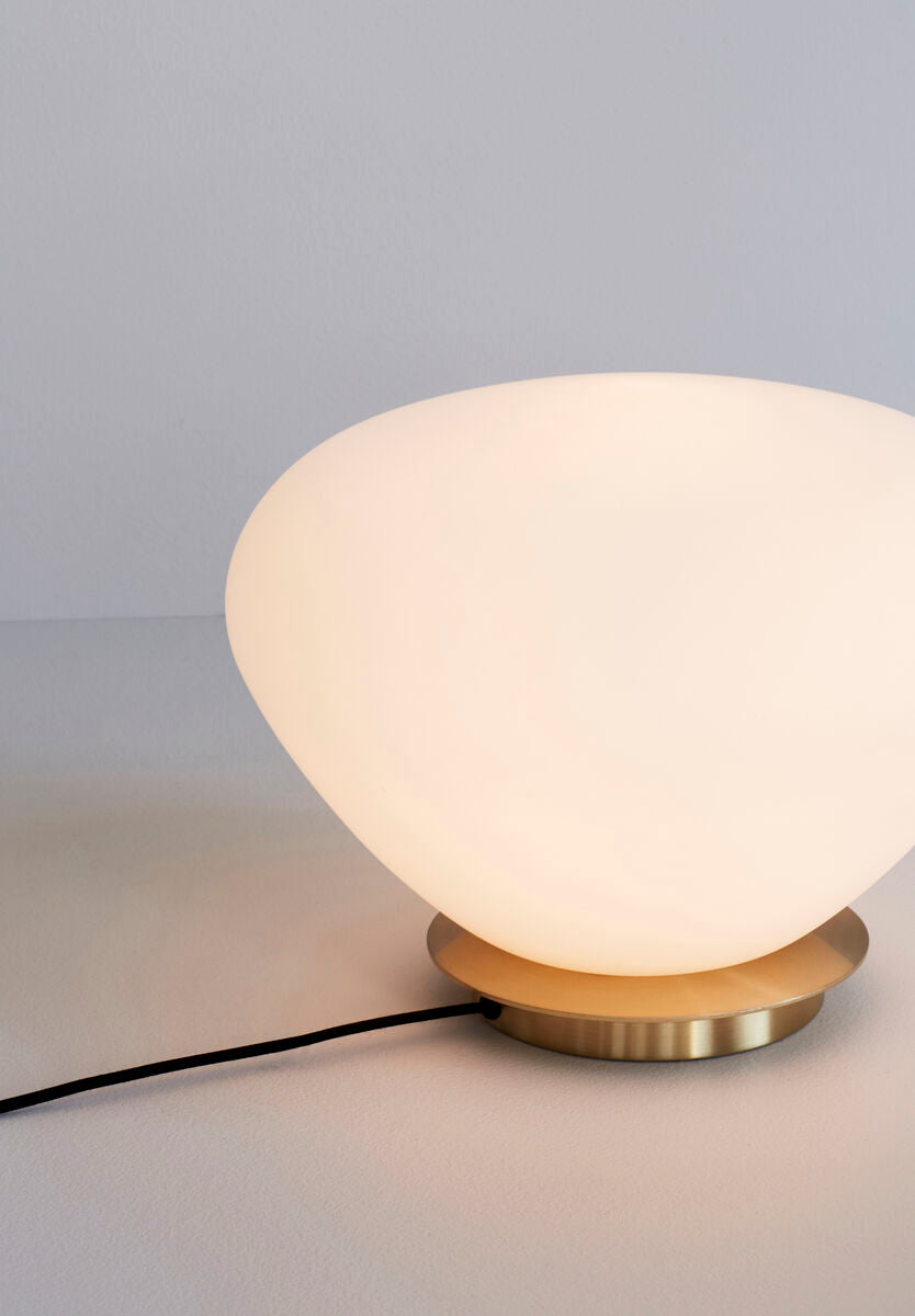 Bean Table Lamp - White/Brass