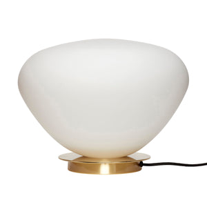 Bean Table Lamp - White/Brass