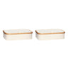 Ecru Storage Boxes (set of 2)