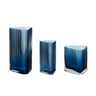 Elements Triangle Vases Blue (set of 3)