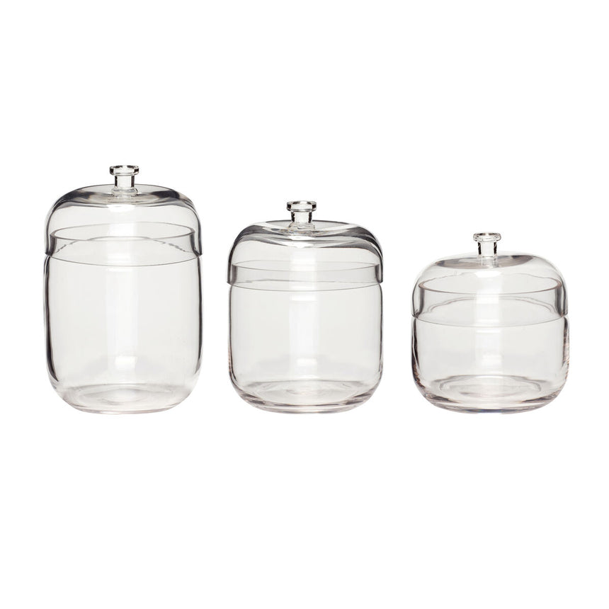 Fill Storage Jars (set of 3) - Clear