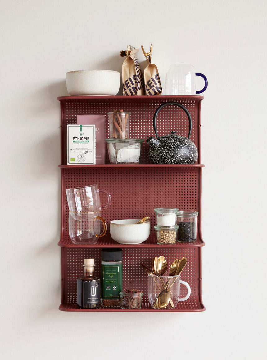 Grid Shelf - Red