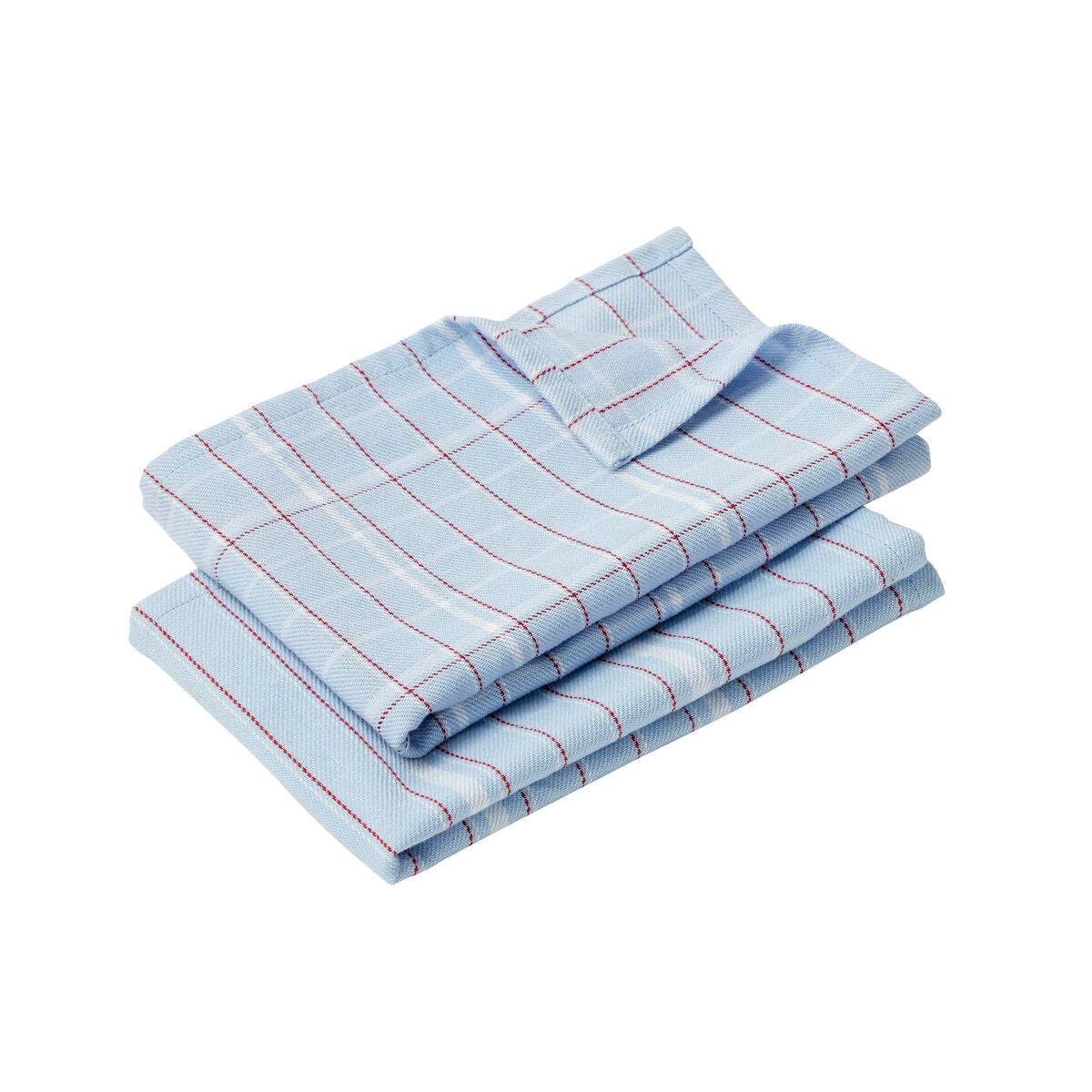 Grid Tea Towels (set of 2) - Light Blue