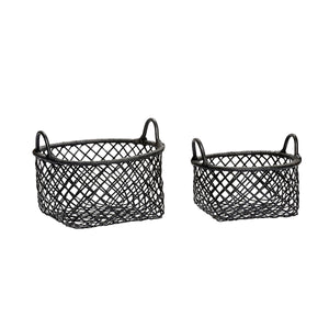 Harvest Baskets (set of 2) - Black