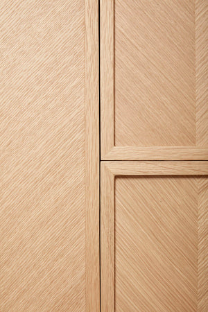 Herringbone Cabinet Large - Natural