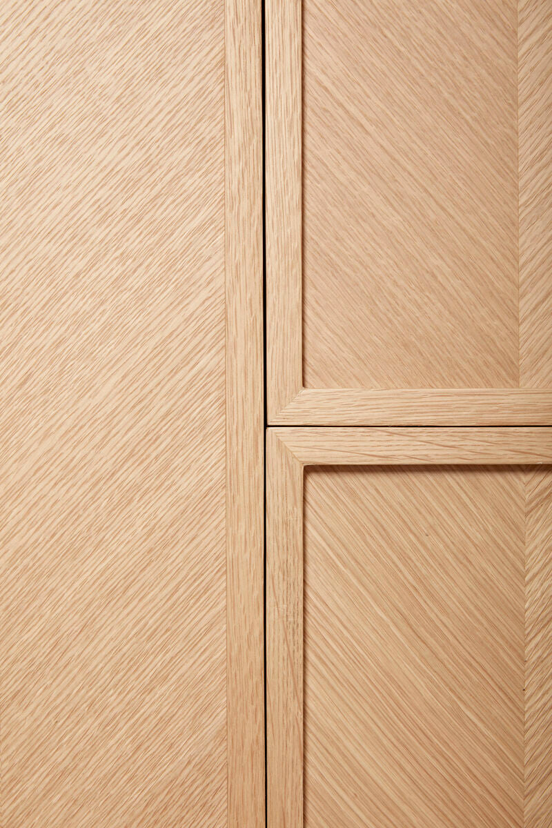 Herringbone Cabinet Large - Natural