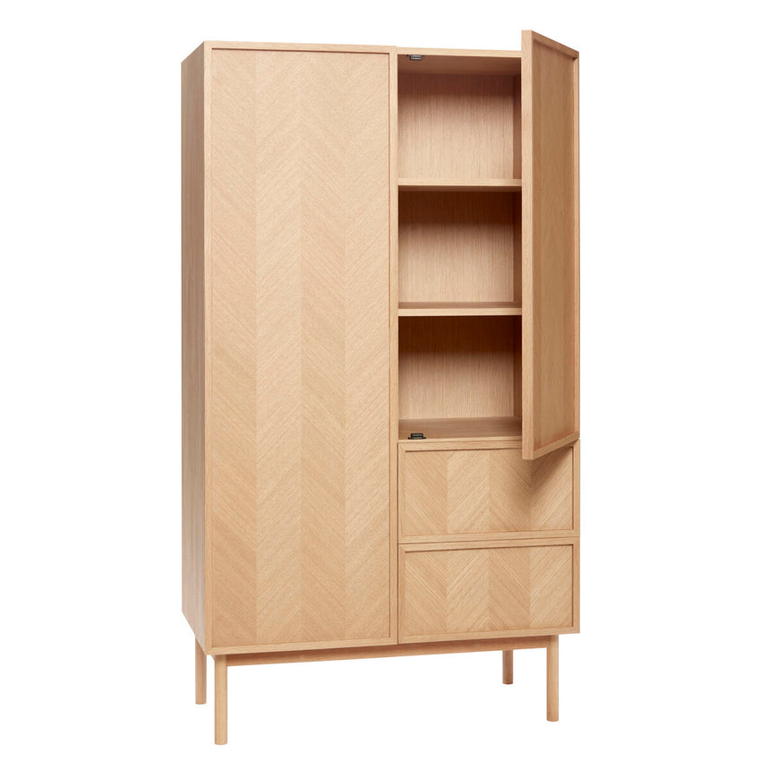 Herringbone Cabinet Large - Natural