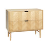 Herringbone Dresser Drawers - Natural