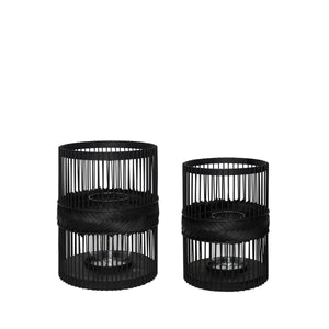 Hexa Lanterns (set of 2) - Black