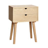 Hide Bedside Table - Natural