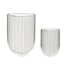 Iris Wall Baskets (set of 2) - Nickel