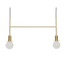 Twice Ceiling Lamp - Brass