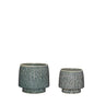 Lava Pots (set of 2) - Petrol