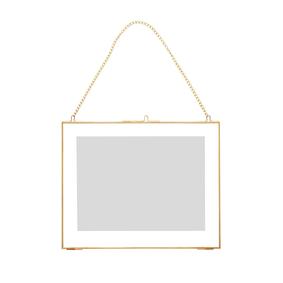 Loft Frame Chained Small - Brass