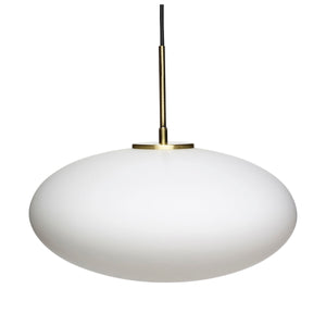 Muse Pendant Ellipse - White