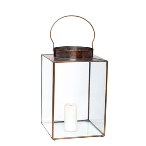 Panorama Lantern Medium - Burnished Brass