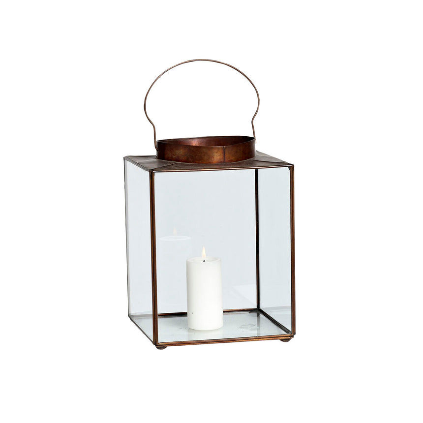 Panorama Lantern Small - Burnished Brass