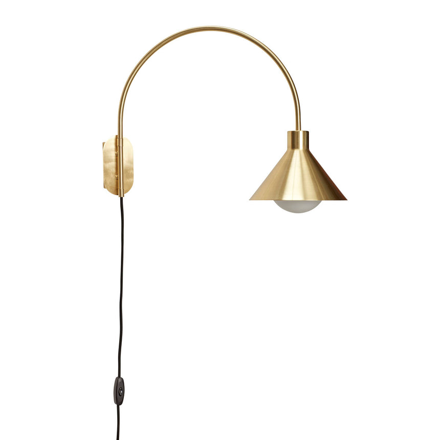 Pipe Wall Lamp - Brass