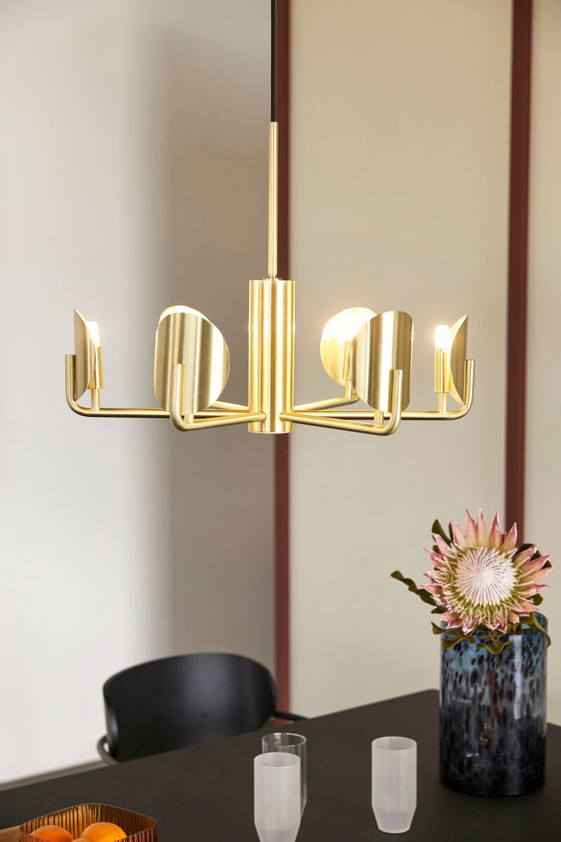 Pomp Chandelier - Brass