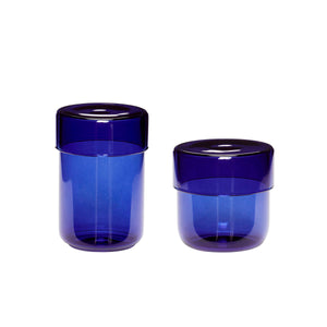 Pop Storage Jars Small (set of 2) - Blue