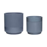 Ripple Pot (set of 2) - Grey