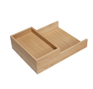 Rail Desk Organiser (set of 2) - Natural