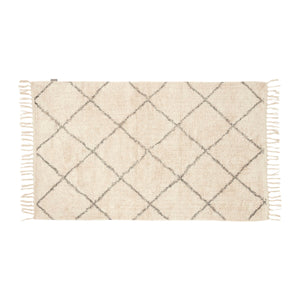 Rhomb Rug Small - White