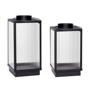 Ripple Lanterns (set of 2) - Black