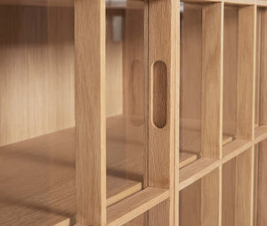 Shoji Cabinet Wide - Natural