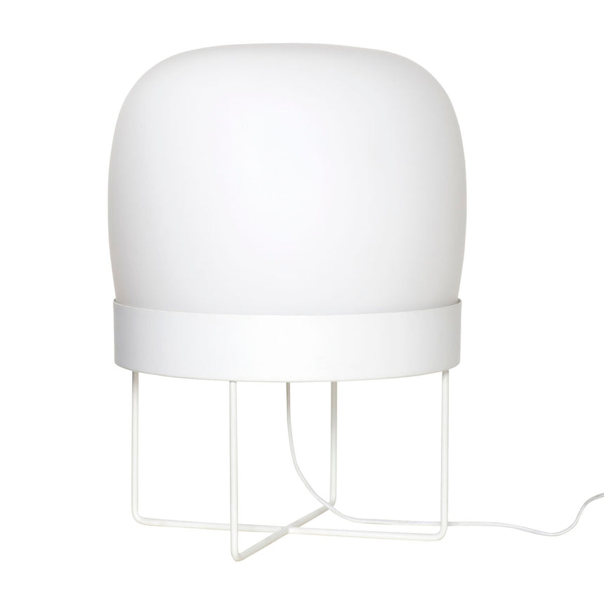 Snowy Floor Lamp - White