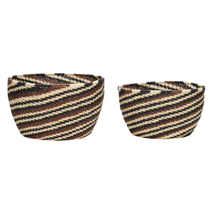 Stream Baskets (set of 2) - Black