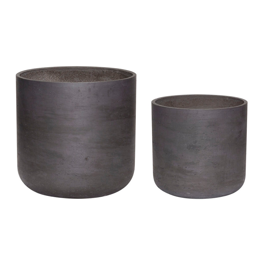 Structure Pots (set of 2) - Brown