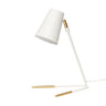 Slant Table Lamp - White/Brass