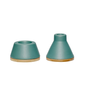 Mix Candlestick (set of 2) - Green