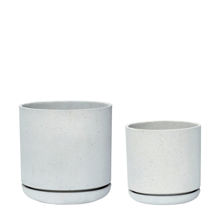 Terrace Pots (set of 2) - Grey