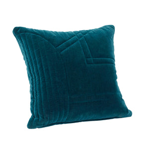 Velour Cushion - Petrol