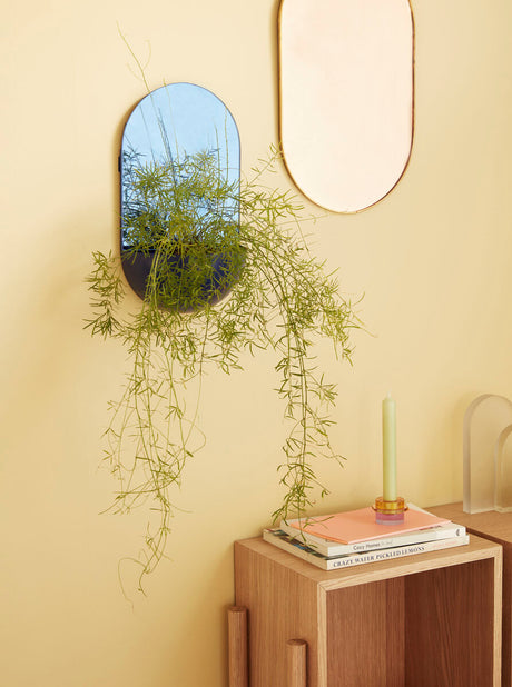 View Wall Mirror Oval - Rose