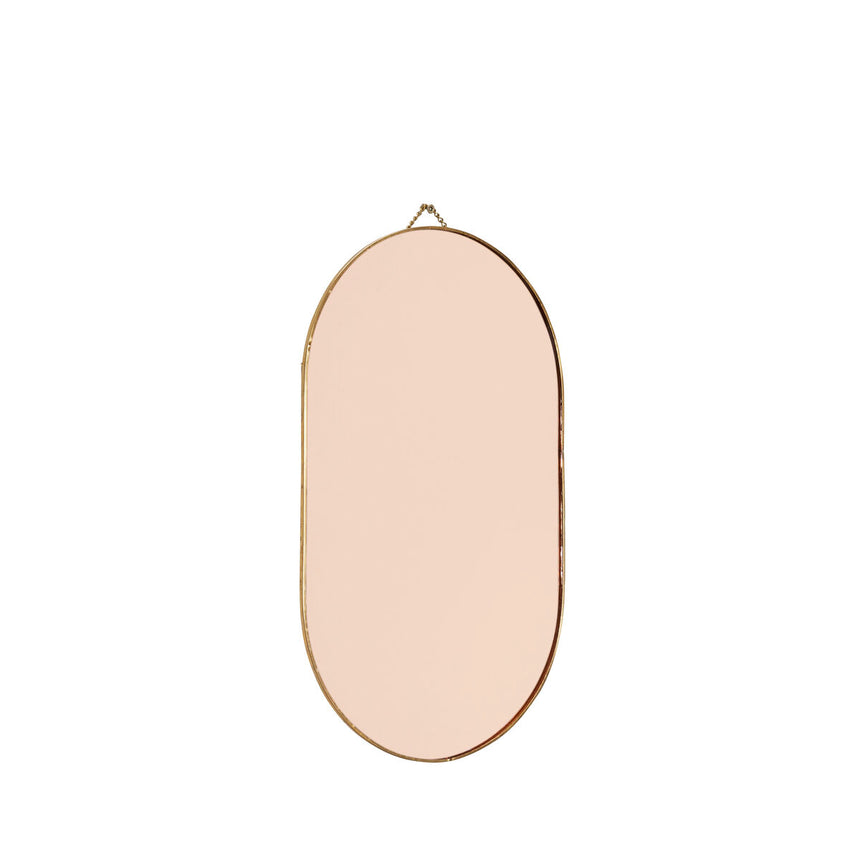 View Wall Mirror Oval - Rose