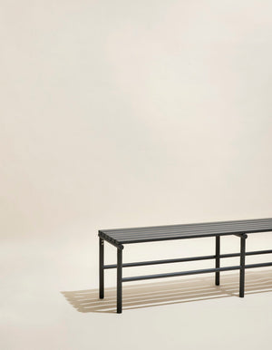 Villa Bench Double - Black