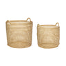 Weave Baskets (set of 2) - Natural